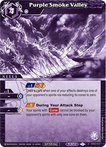 Purple Smoke Valley (Event Pack Vol. 2) (2013) [LEP] - Battle Spirits Saga Single