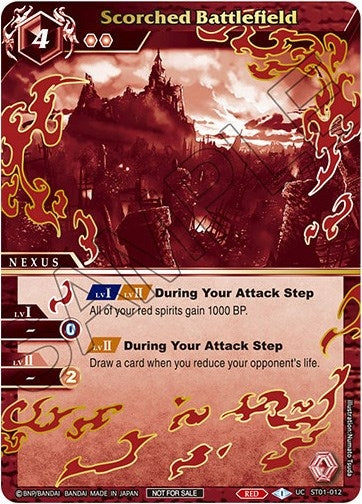 Scorched Battlefield (Finalist Card Set Vol. 2) (1012) [LEP] - Battle Spirits Saga Single