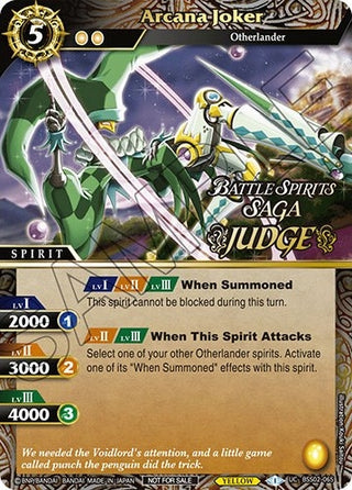 Arcana Joker (Judge Pack Vol. 2) (2065) [BSSP] - Battle Spirits Saga Single