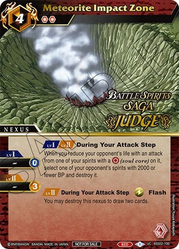 Meteorite Impact Zone (Judge Pack Vol. 2) (2100) [BSSP] - Battle Spirits Saga Single