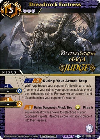 Dreadrock Fortress (Judge Pack Vol. 2) (2103) [BSSP] - Battle Spirits Saga Single