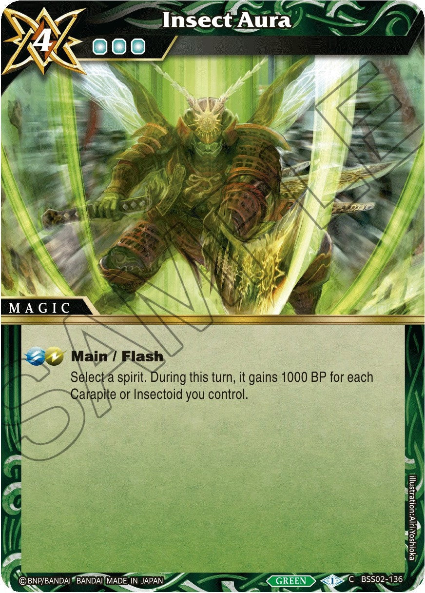 Insect Aura (2136) [BSS02] - Battle Spirits Saga Single