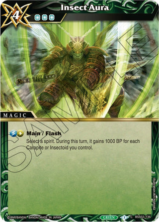 Insect Aura (2136) [BSS02] - Battle Spirits Saga Single