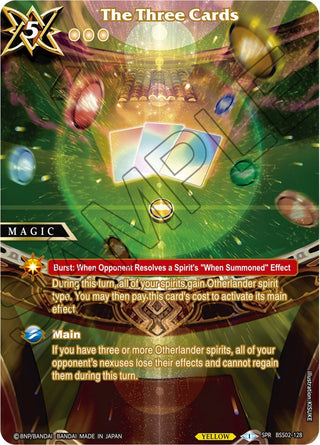 The Three Cards (SPR) (2128) [BSS02] - Battle Spirits Saga Single