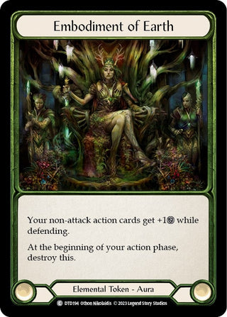 Embodiment of Earth (194) [DTD] - Flesh and Blood TCG Single