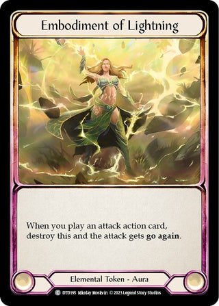 Embodiment of Lightning (195) [DTD] - Flesh and Blood TCG Single
