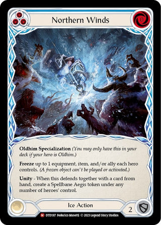 Northern Winds (197) [DTD] - Flesh and Blood TCG Single