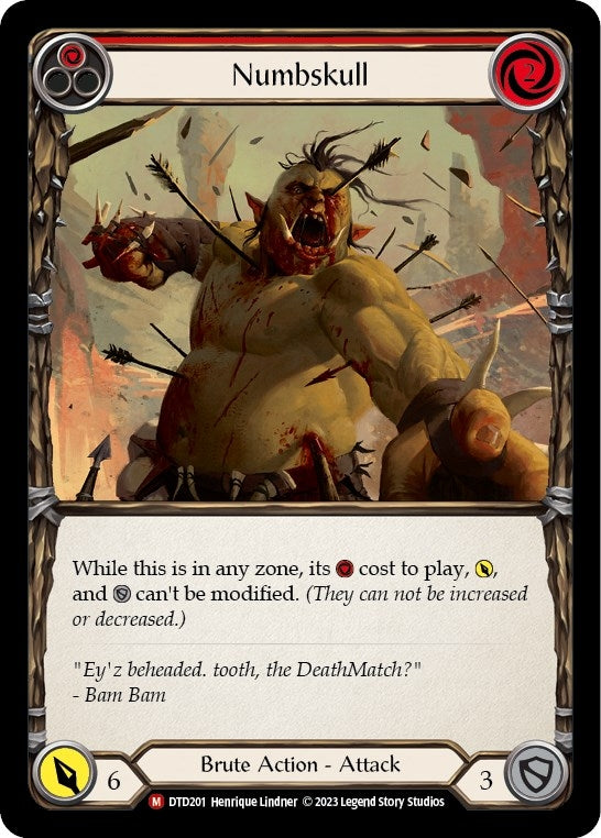 Numbskull (201) [DTD] - Flesh and Blood TCG Single