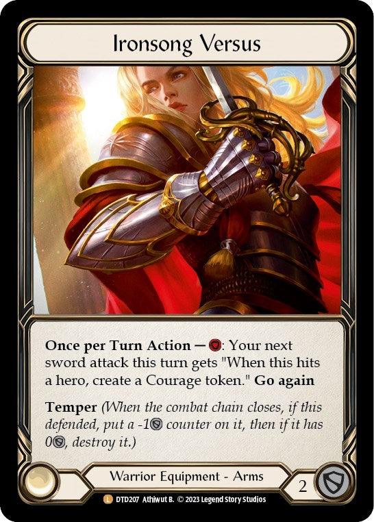 Ironsong Versus (207) [DTD] - Flesh and Blood TCG Single
