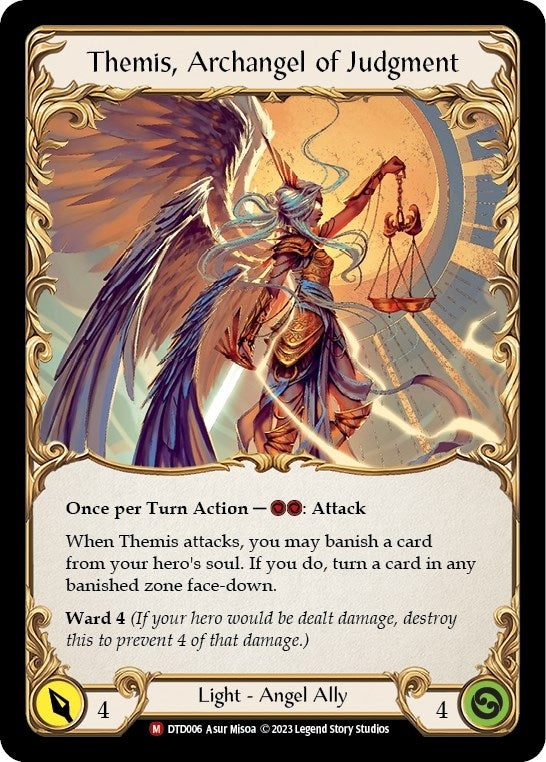 Figment of Judgment // Themis Archangel of Judgment (6) [DTD] - Flesh and Blood TCG Single