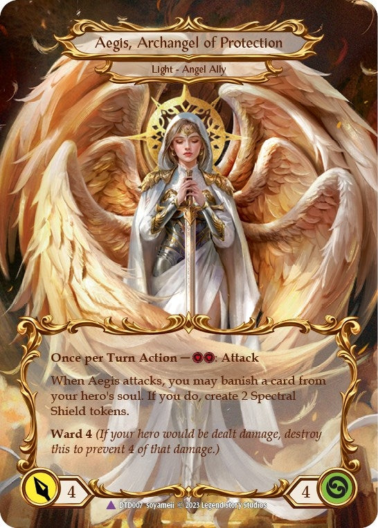 Figment of Protection // Aegis Archangel of Protection (Marvel) (7) [DTD] - Flesh and Blood TCG Single