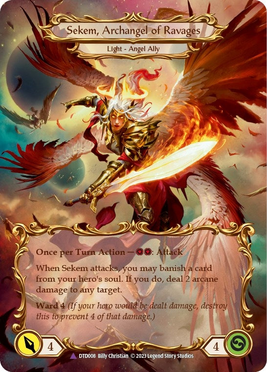Figment of Ravages // Sekem Archangel of Ravages (Marvel) (8) [DTD] - Flesh and Blood TCG Single