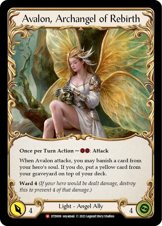 Figment of Rebirth // Avalon Archangel of Rebirth (9) [DTD] - Flesh and Blood TCG Single