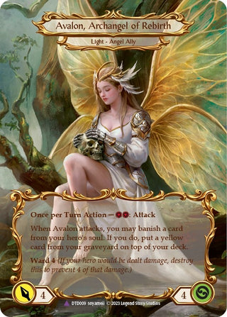Figment of Rebirth // Avalon Archangel of Rebirth (Marvel) (9) [DTD] - Flesh and Blood TCG Single