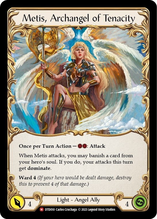 Figment of Tenacity // Metis Archangel of Tenacity (10) [DTD] - Flesh and Blood TCG Single
