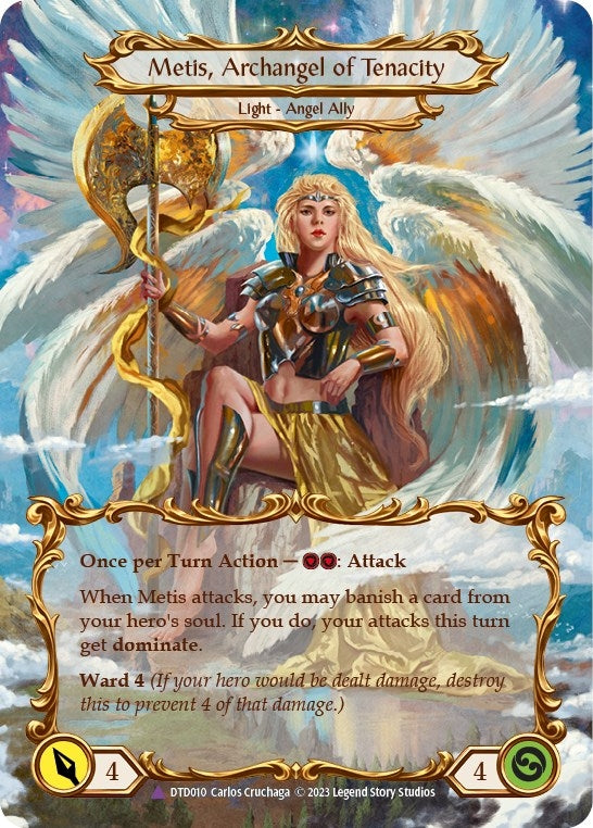 Figment of Tenacity // Metis Archangel of Tenacity (Marvel) (10) [DTD] - Flesh and Blood TCG Single