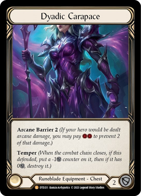 Dyadic Carapace (211) [DTD] - Flesh and Blood TCG Single