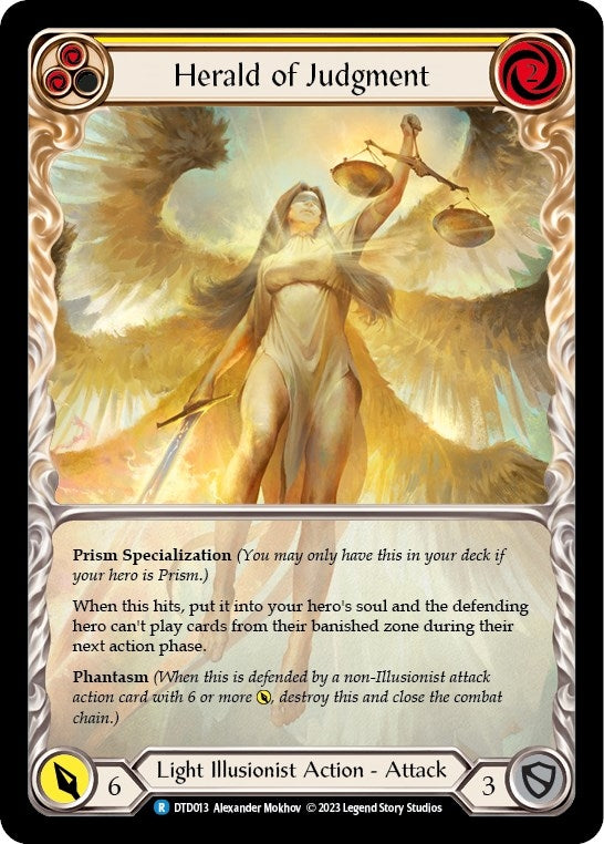 Herald of Judgment (13) [DTD] - Flesh and Blood TCG Single