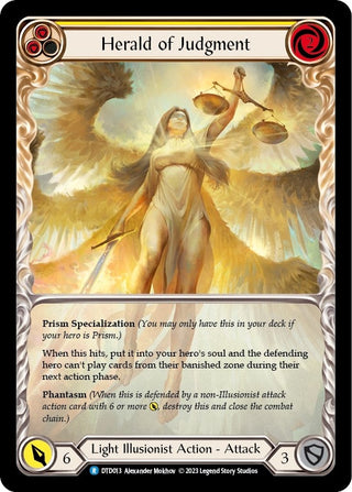 Herald of Judgment (13) [DTD] - Flesh and Blood TCG Single