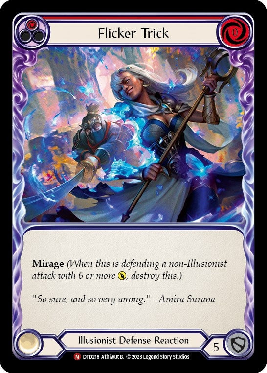 Flicker Trick (218) [DTD] - Flesh and Blood TCG Single