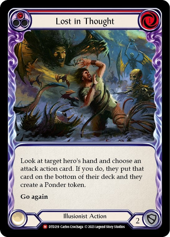 Lost in Thought (219) [DTD] - Flesh and Blood TCG Single