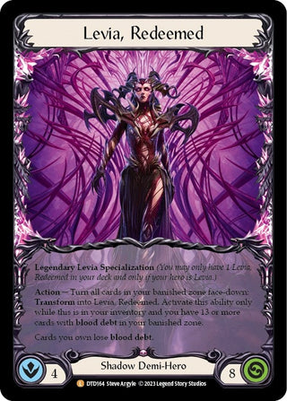 Levia Redeemed // Blasmophet Levia Consumed (164) [DTD] - Flesh and Blood TCG Single