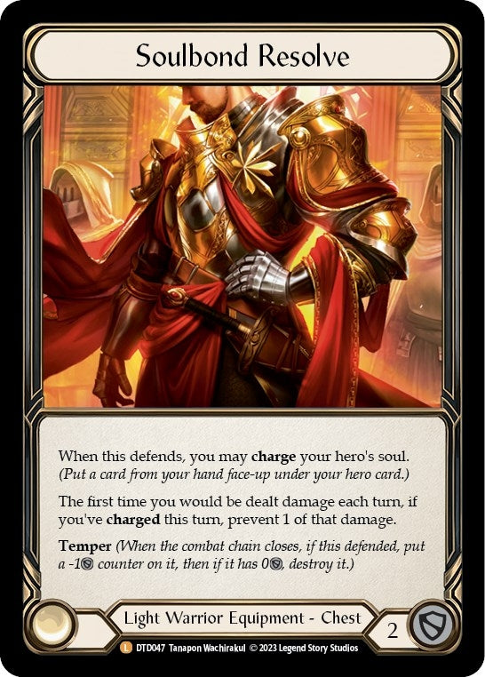 Soulbond Resolve (47) [DTD] - Flesh and Blood TCG Single