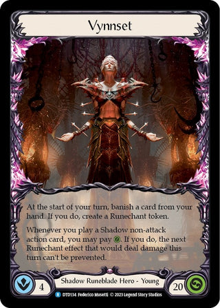 Image for Vynnset (DTD134) - Flesh and Blood TCG