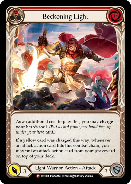 Beckoning Light (51) [DTD] - Flesh and Blood TCG Single