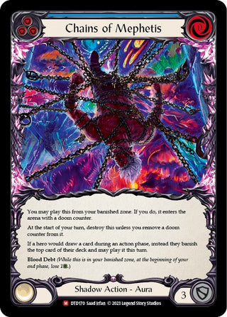 Chains of Mephetis (170) [DTD] - Flesh and Blood TCG Single