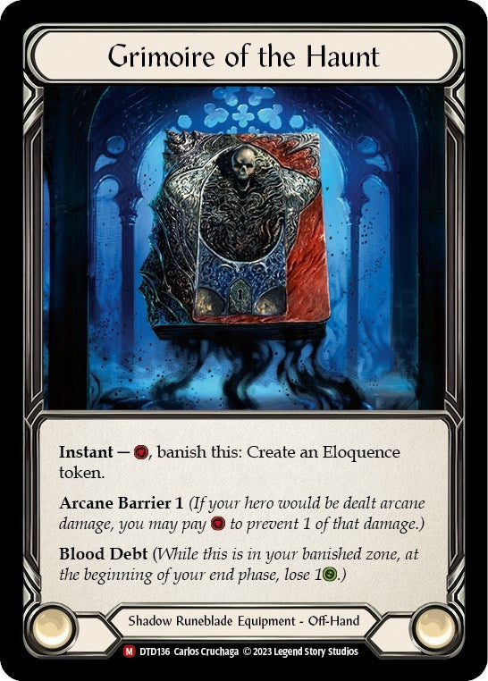 Grimoire of the Haunt (136) [DTD] - Flesh and Blood TCG Single