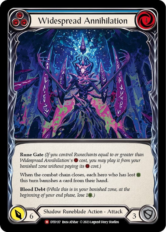 Widespread Annihilation (137) [DTD] - Flesh and Blood TCG Single