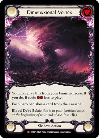 Dimenxxional Vortex (171) [DTD] - Flesh and Blood TCG Single