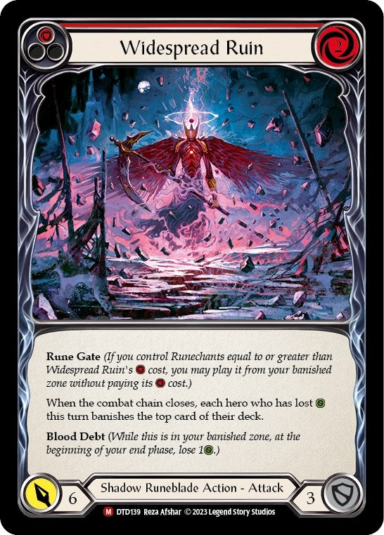 Widespread Ruin (139) [DTD] - Flesh and Blood TCG Single