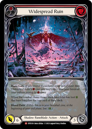 Widespread Ruin (Extended Art) (139) [DTD] - Flesh and Blood TCG Single