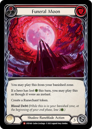 Funeral Moon (140) [DTD] - Flesh and Blood TCG Single