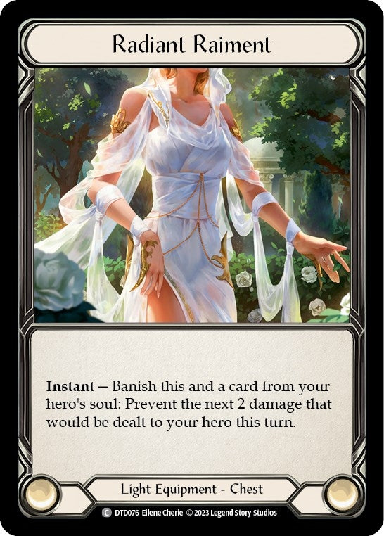 Radiant Raiment (76) [DTD] - Flesh and Blood TCG Single