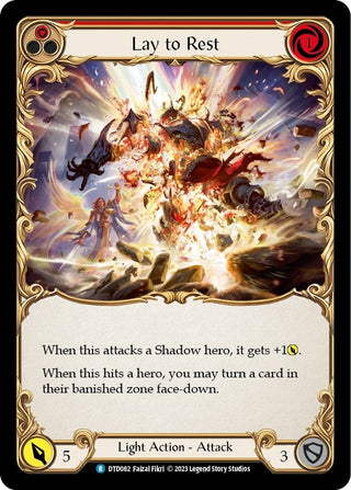 Lay to Rest (Red) (82) [DTD] - Flesh and Blood TCG Single