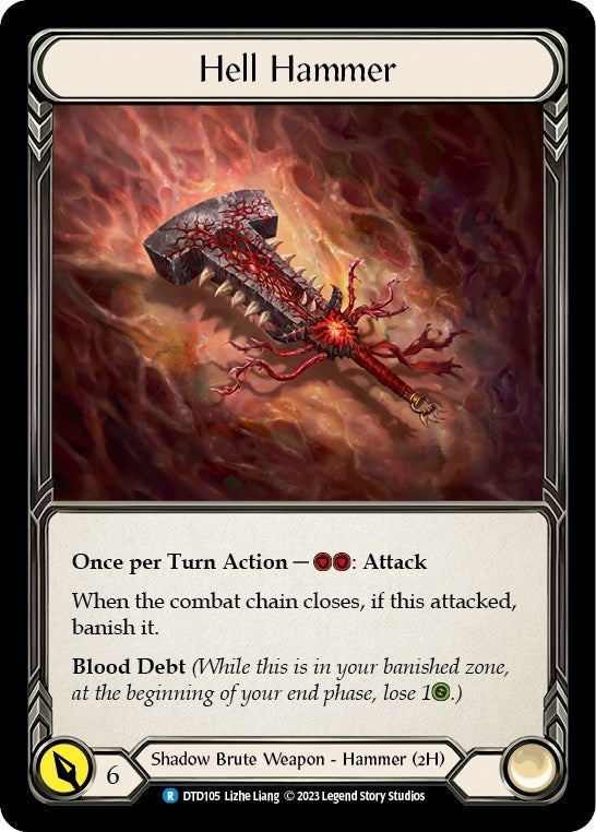 Hell Hammer (105) [DTD] - Flesh and Blood TCG Single
