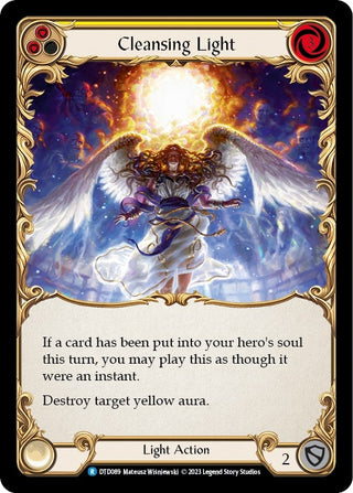 Cleansing Light (Yellow) (89) [DTD] - Flesh and Blood TCG Single