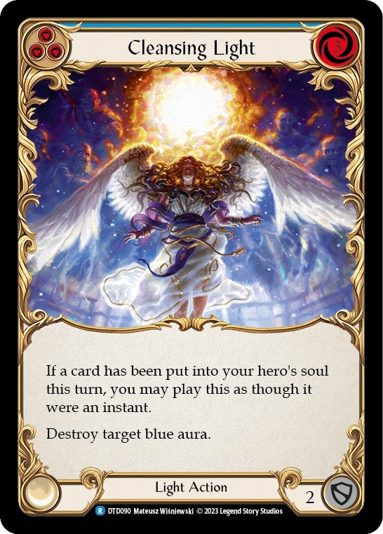 Cleansing Light (Blue) (90) [DTD] - Flesh and Blood TCG Single