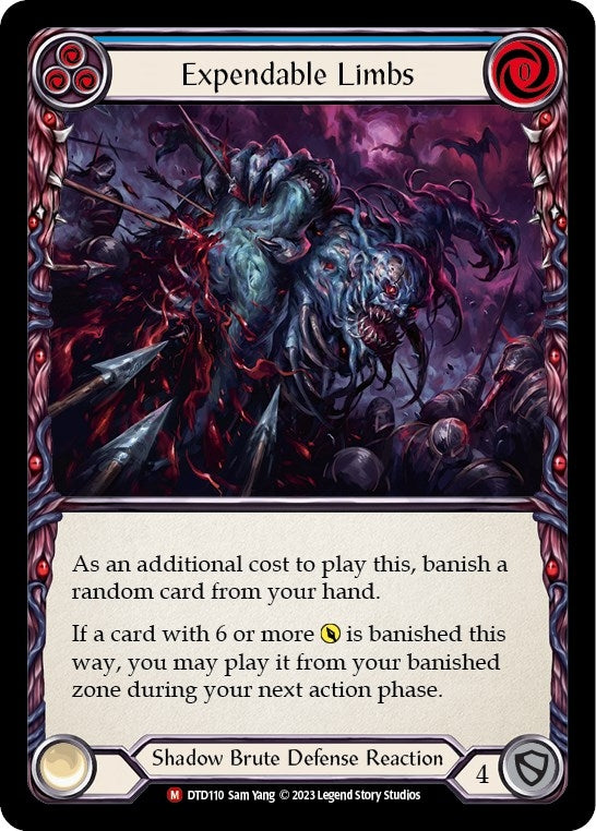 Expendable Limbs (110) [DTD] - Flesh and Blood TCG Single