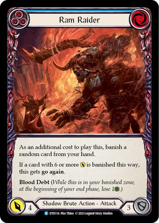 Ram Raider (Blue) (114) [DTD] - Flesh and Blood TCG Single