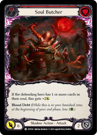 Soul Butcher (Red) (181) [DTD] - Flesh and Blood TCG Single