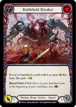 Battlefield Breaker (Red) (121) [DTD] - Flesh and Blood TCG Single