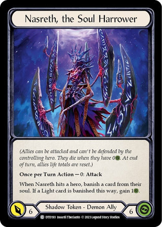 Nasreth the Soul Harrower (193) [DTD] - Flesh and Blood TCG Single