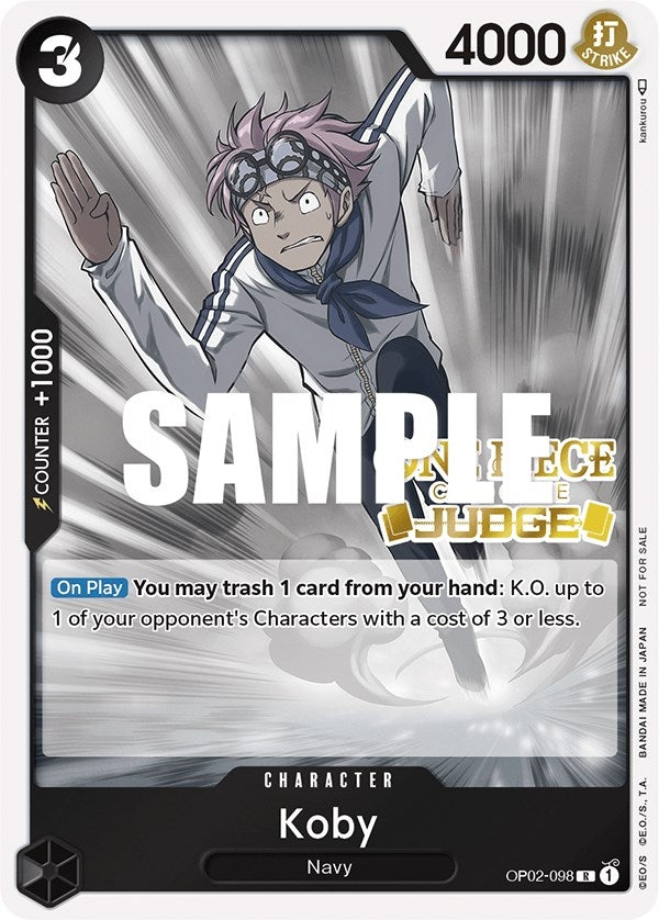 Koby (Judge) (2098) (OP-PR) - One Piece Card Game Single