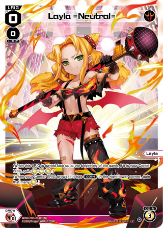Layla =Neutral= (Parallel Foil) (9014) [WXDi-P09] - WIXOSS Single