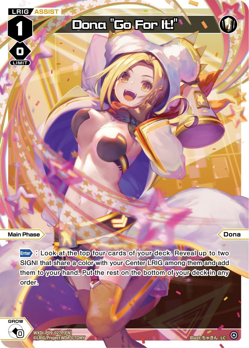 Dona ’Go For It!’ (Parallel Foil) (9027) [WXDi-P09] - WIXOSS Single