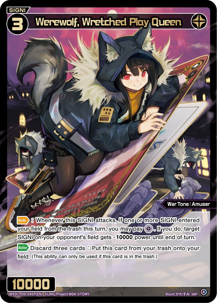 Werewolf Wretched Play Queen (SRP) (9045) [WXDi-P09] - WIXOSS Single